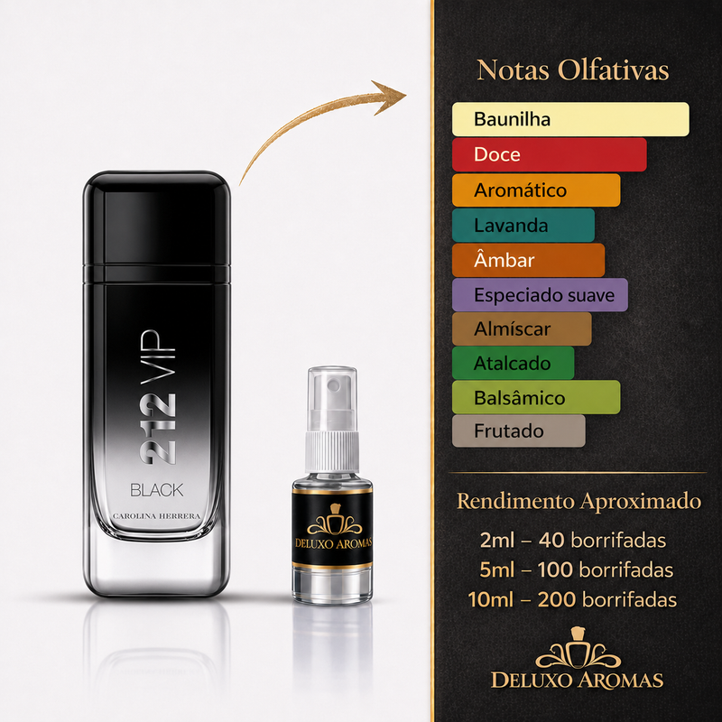 CAROLINA HERRERA 212 VIP BLACK DECANT